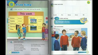 Super Minds Student Book 1 Unit 5  Page 58-59 Free Time Audio Part 1 | Cambridge | KSSR English