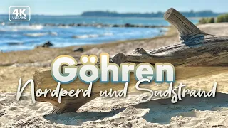 Vom Nordperd zum Südstrand von Göhren - Rügen Urlaub 2023 (4K Walk)