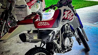 1996 Honda XR600R restoration project