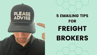 Freight Broker Sales - 5 Emailing Tips