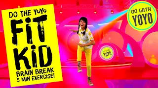 5 Minutes of Fitness Fun |  Brain Break | Indoor Recess with YOYO!