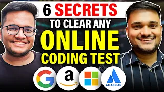 6 SECRETS to clear any online CODING Test | ft. Sanket Singh @SanketSingh1