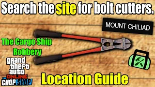 Search The Site For Bolt Cutters - Mount Chiliad (Cargo Ship Robbery Task) GTA 5 Online