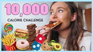 10,000 CALORIE CHALLENGE | Girl vs Food | UK