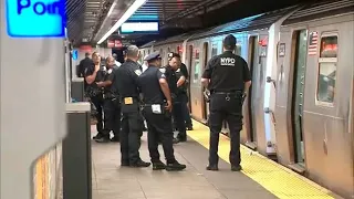 Firecracker thrown onto subway train causes panic, delays