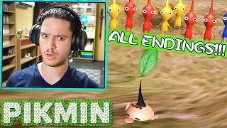 Pikmin NOOB reacts to *ALL* Pikmin Endings!