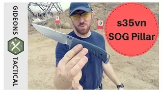 Heck Ya! s35vn USA Made SOG Pillar Field Knife