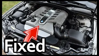 BMW N62 / N73 COOLANT TRANSFER PIPE LEAK EASY FIX!