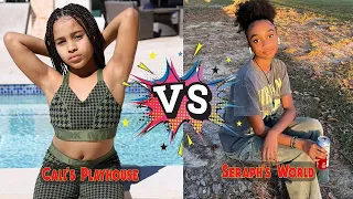 Seraph's World  VS Cali's Playhouse (Cali Rush) TRANSFORMATION From Baby to 14 Years Old 2023
