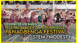 PANAGBENGA FESTIVAL | COLEGIO DE LOS BAÑOS FESTIVAL DANCE COMPETITION 2022 | Gino Mendoza