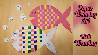 How to make Paper Weaving Fish | Paper Weaving | Fish Weaving | DIY Paper Weaving Art | Daily Art