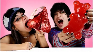 Valentine’s day Candy TASTE TEST w/ BF