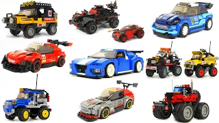 Toy Cars sets. My big bricks collection! LEGO, SLUBAN, Qman and more!