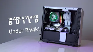 The Black & White NZXT H210 Build