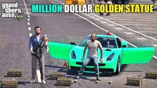 GTA 5 : STEALING MILLION DOLLAR GOLDEN STATUE #18 || BB GAMING