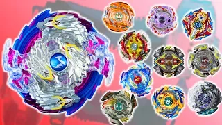 Beyblade burst! Cool battle Beyblade Burst Nightmare Longinus against the strongest Beyblade