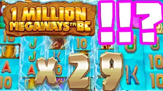1 Million Megaways Bc 💰 Slot Bonus Buys Big Win 29X😱 Comeback With the Locked reels Let's Go‼️