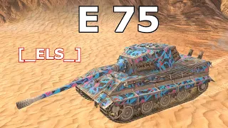 E 75 - 4 Kills • 7,4K DMG • WoT Blitz