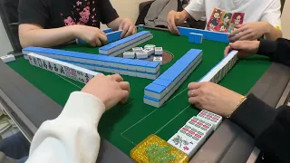 Mahjong151.廣東牌十番512有花五回之二：個人表演，多手清一色自摸，亦有清對十番。