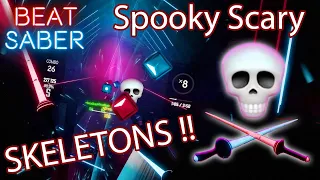 Beat Saber - Spooky Scary Skeletons - The Living Tombstone (custom song)