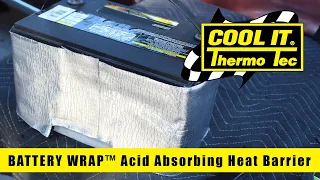 Battery Wrap Acid Absorbing Heat Shield.