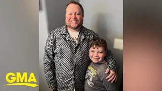 9-year-old surprises dad with shirt he sewed himself l GMA