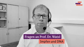 Prof. Dr. Watzl über: Impfen und DNA | Pflegenetzwerk Deutschland