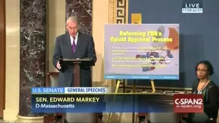 Senator Markey: FDA Needs to Reform Opioid Approval Process