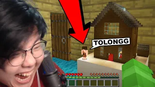 Gw Isengin Temen Gw Dengan Ngecilin Rumah dan Badannya di Minecraft