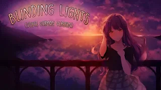Nightcore - Blinding Lights (Voyce German Version) (Lyrics)