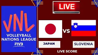 SLOVENIA VS JAPAN LIVE 🔴 VNL 2023 MEN QUARTERFINAL