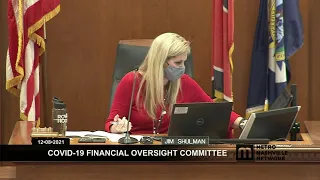 12/08/21 COVID-19 Financial Oversight Committee