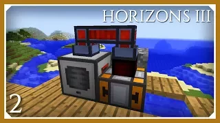 FTB Horizons 3 | Steam Dynamo and Pulverizer Ore Doubling! | E02 (Modded Minecraft 1.12.2)