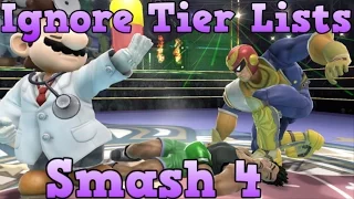 Why You Should Ignore Tier Lists In Smash 4