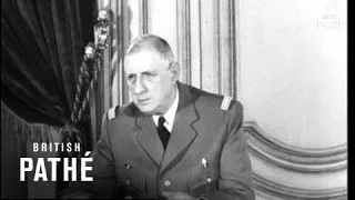 President De Gaulle Speaks On Algeria (1960)