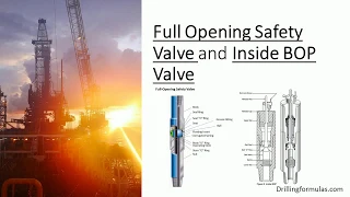 Full Opening Safety Vale and Inside BOP Valve