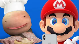Mario Translates Knead to Italian