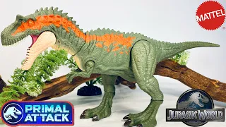 Mattel Massive Biters Albertosaurus Review!! Primal Attack Jurassic World