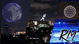 ¡DE LOCURA! 😱 1.800 DRONES iluminaron el cielo de Tokio 🏯│Juegos Olímpicos 🤸🚣🏊