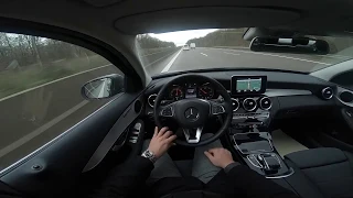 Mercedes C220 CDI ON AUTOBAHN