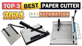 Top 3 Best Paper Cutters 2024 | Manual Paper Cutting Machine | A4 & A3 Paper Trimmer | Ream Cutter ✅