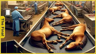 The Surprising Truth Inside The Horse Sausage Factory | Food Factory