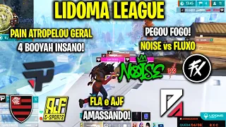 LIDOMA - NOISE LÍDER! PAIN ATROPELOU 4 BOOYAH INSANO! FLUXO vs NOISE PEGOU FOGO! FLA AJF AMASSANDO!