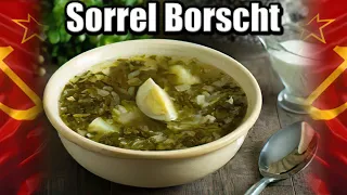 Soviet Cooking American Way. Delicious Sorrel Borscht - Щавлевый Борщ #cooking