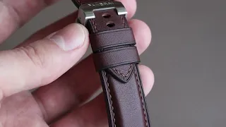 Panerai watch strap for deployment clasp