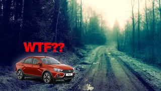 POV LADA VESTA ON RUSSIAN ROADS