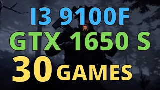 I3 9100F GTX 1650 SUPER TEST IN 30 GAMES