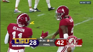 LSU vs Alabama | Extended Full Game Highlights