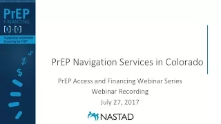 PrEP Navigation Services in Colorado (webinar)