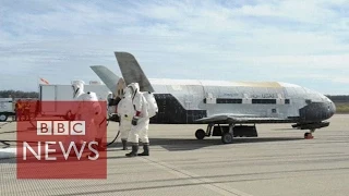 Top secret space plane lands in US - BBC News